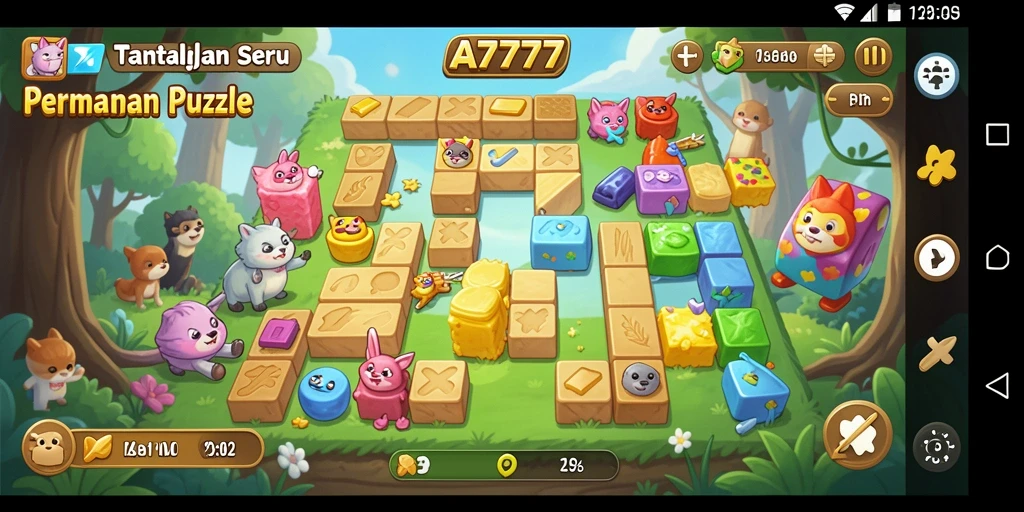 Tampilan permainan Puzzle A7777 yang mengasyikkan.