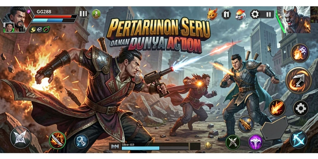 Gameplay seru GG288 dengan pertarungan yang mendebarkan.