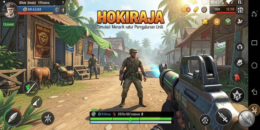 Tampilan menarik HOKIRAJA dengan gameplay yang imersif.