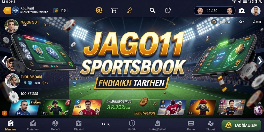 Tampilan antarmuka JAGO11 yang menarik dan mudah digunakan untuk taruhan olahraga.