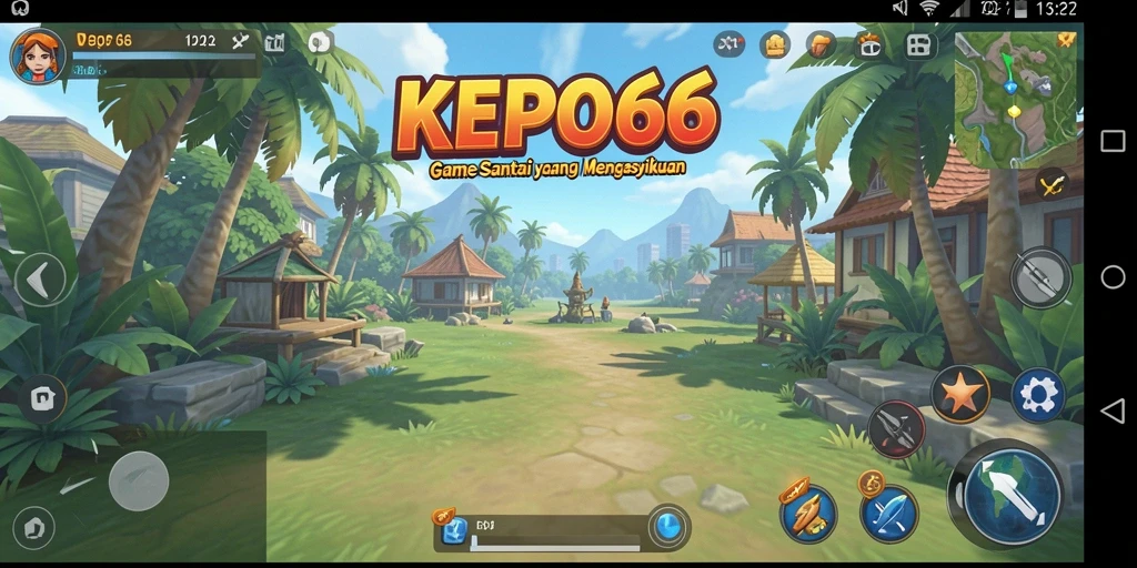 Tampilan gameplay <strong>KEPO66</strong> yang cerah dan menghibur.