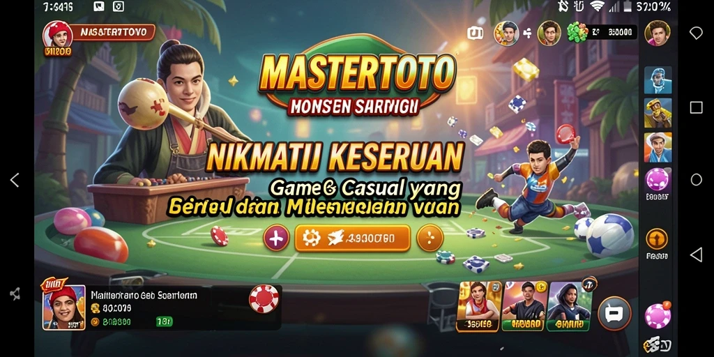 Tampilan menarik gameplay MASTERTOTO yang seru dan menyenangkan.