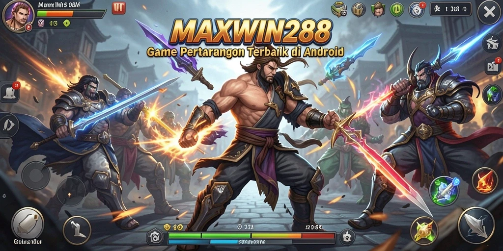 Tampilan screenshot gameplay seru dari pertarungan di MAXWIN288.