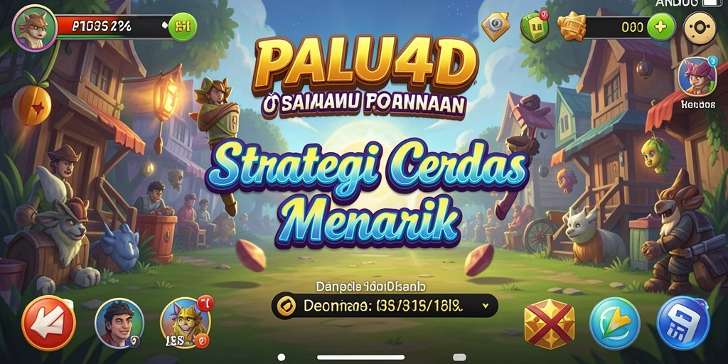 Tampilan permainan PALU4D yang menantang dan strategis.
