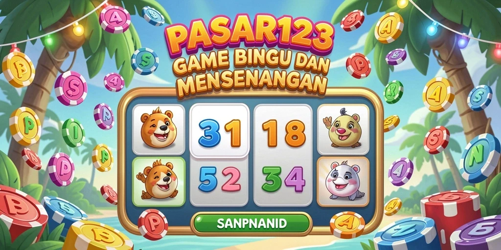 Tampilan gameplay PASAR123 dengan aksi seru Bingo.
