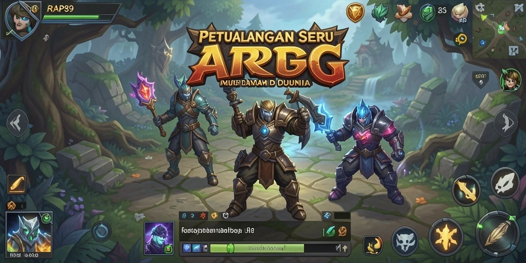 Tangkapan layar gameplay ARPG yang menampilkan aksi mendebarkan di RAP89.