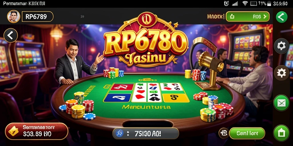 Tangkapan layar menunjukkan gameplay seru dari RP6789 di Kasino.