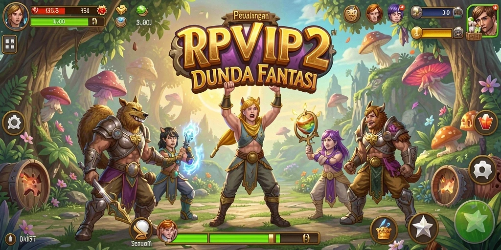 Tampilan gameplay RPVIP2 yang memukau dan penuh aksi.