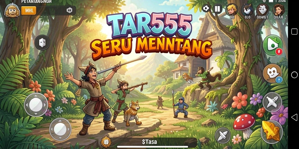 Gameplay TAR555 yang seru dan menantang dalam petualangan yang epik.